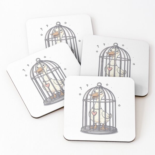 Item preview, Bird In Golden Cage Pocket Creatures Cute Animal designed and sold by Panom Suavichien.