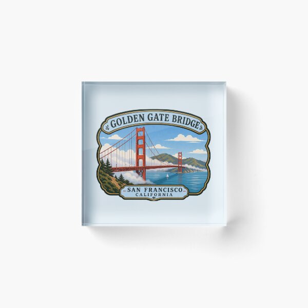 Item preview, Golden Gate Bridge, San Francisco, California designed and sold by Myra365Art.