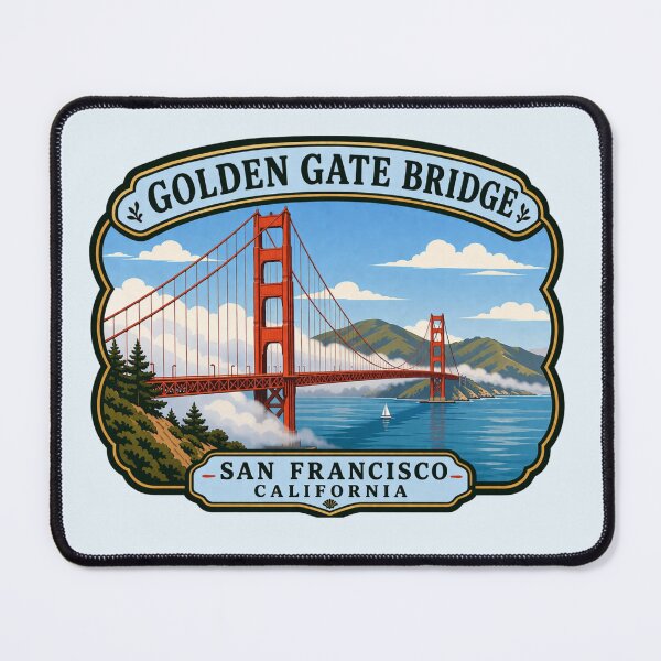 Item preview, Golden Gate Bridge, San Francisco, California designed and sold by Myra365Art.