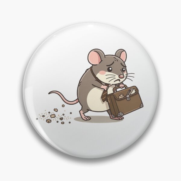 Item preview, Traveling Mouse With Bag Pocket Creatures Cute Animal designed and sold by Panom Suavichien.