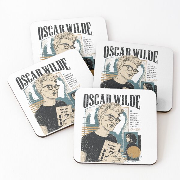 Item preview, Oscar Wilde retro design designed and sold by Hadderstyle.
