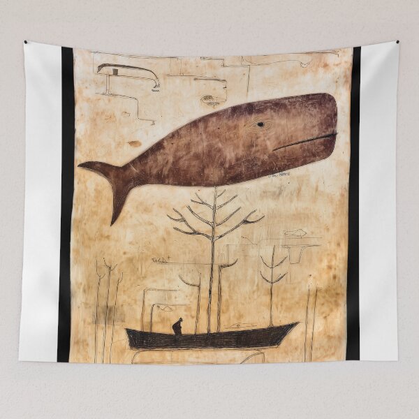 Item preview, Whale Over Floating Landscape designed and sold by lautir.