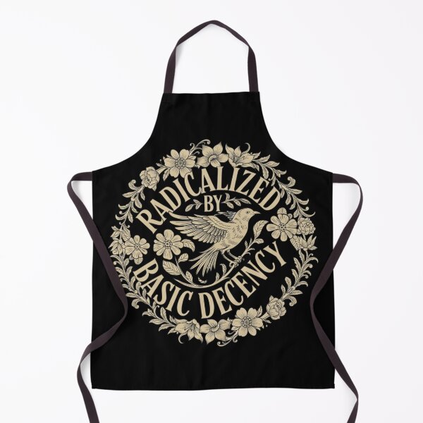 Item preview, Radicalized By Basic Decency, Vintage Floral Bird Activist, Social Justice designed and sold by toongstudio.