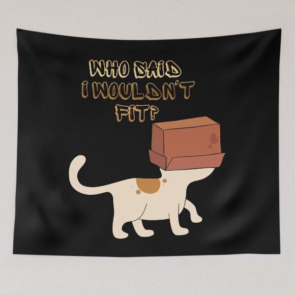 Item preview, Who Said I Wouldn't Fit? designed and sold by Dinasshop.