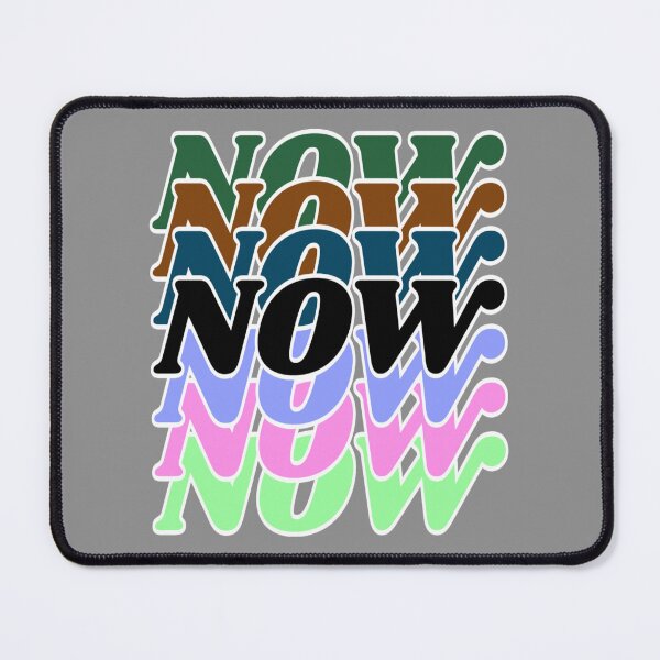 Item preview, Colorful Now Typography Retro Layered Text Design designed and sold by PixelParinda.
