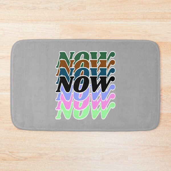 Item preview, Colorful Now Typography Retro Layered Text Design designed and sold by PixelParinda.