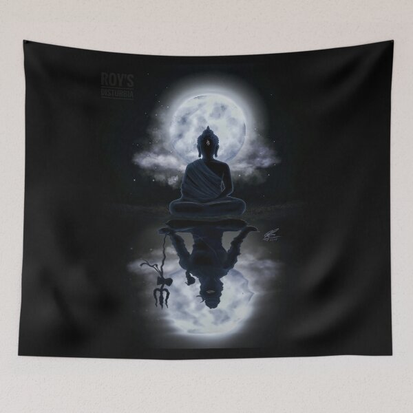 Item preview, He is one - Buddha and Shiva designed and sold by Roysdisturbia.