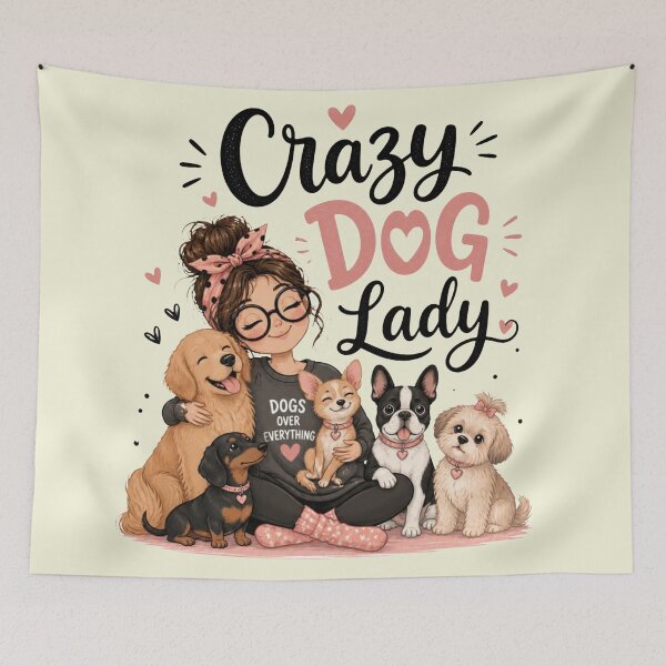 Item preview, Crazy about Dogs designed and sold by EsenciaZen.
