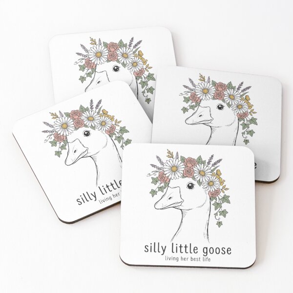 Item preview, Cottagecore Goose Shirt Floral Crown Tee | Silly Little Goose Aesthetic | Cute Spring Animal Gift designed and sold by DmaarGroup.