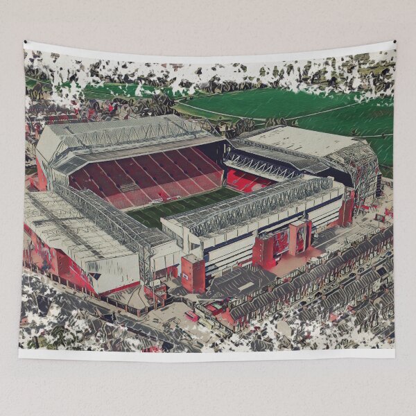 Item preview, Historic Stadium in Liverpool art. designed and sold by ArtworkNorth.