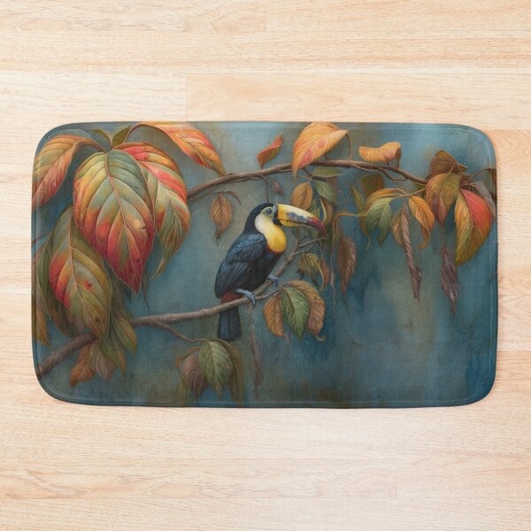Item preview, A Toucan perched on rainforest branches, Birds in Motion designed and sold by CDC40.