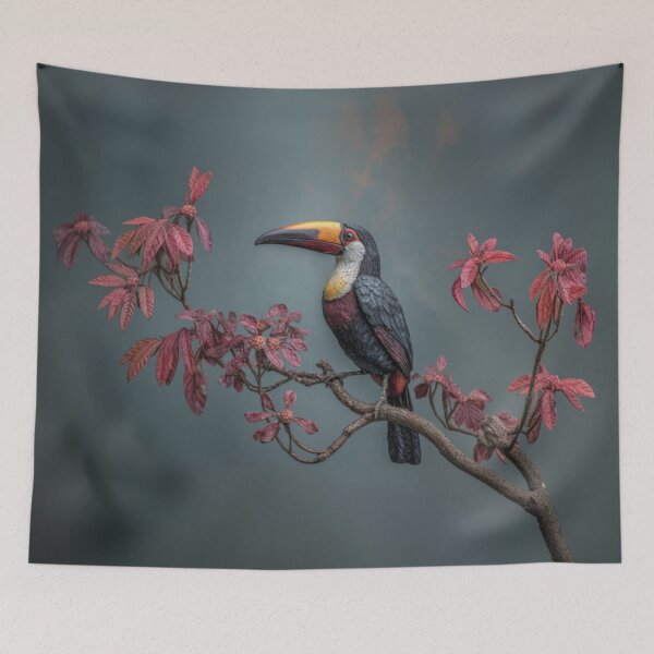 Item preview, A Toucan perched on rainforest branches, Birds in Motion designed and sold by CDC40.