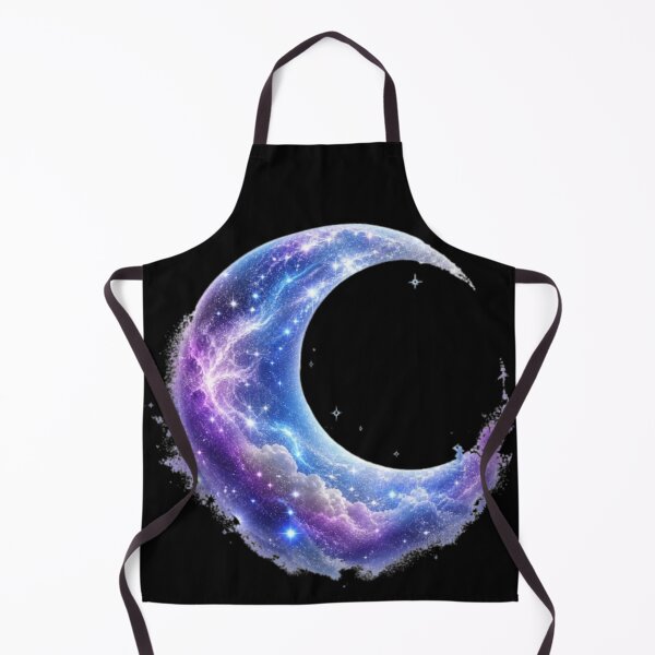 Item preview, Lunar Nebula Glow – Crescent Moon Cosmic Dream Design designed and sold by OandSDesigns23.
