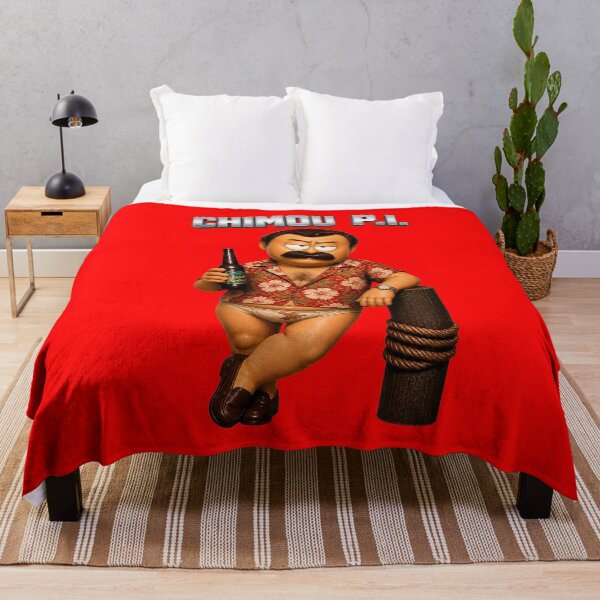 Item preview, Chimou P.I. – Funny Hawaiian Detective Cartoon (Retro Magnum Parody) designed and sold by WotanArt.