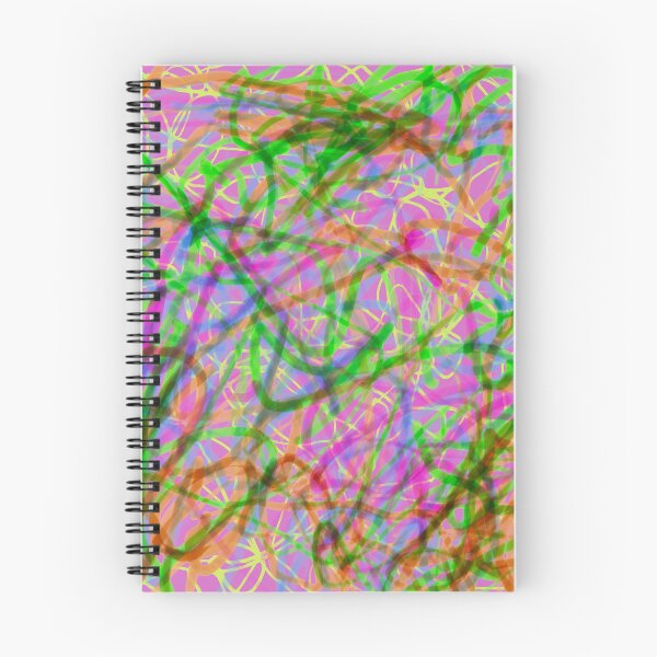 Item preview, Neon Chaos Scribble Abstract Energy Colorful Playful Lines designed and sold by thecoloursandme.