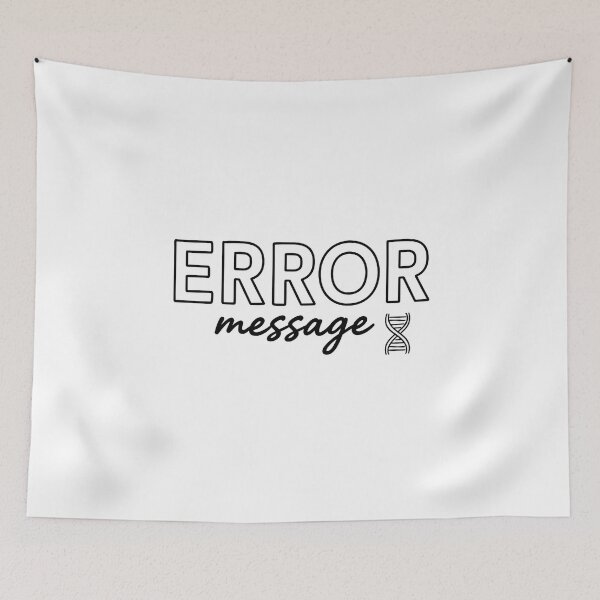 Item preview, Error message from DNA designed and sold by Brainy_Prints.