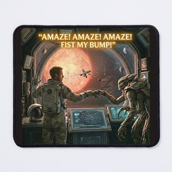 Item preview, First Contact Space Friendship Cinematic Illustration designed and sold by NadinGerasi.
