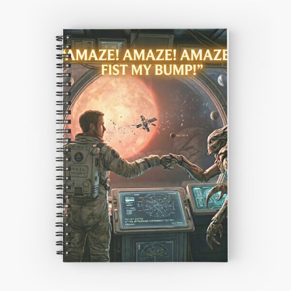 Item preview, ​First Contact Space Friendship Cinematic Illustration designed and sold by NadinGerasi.