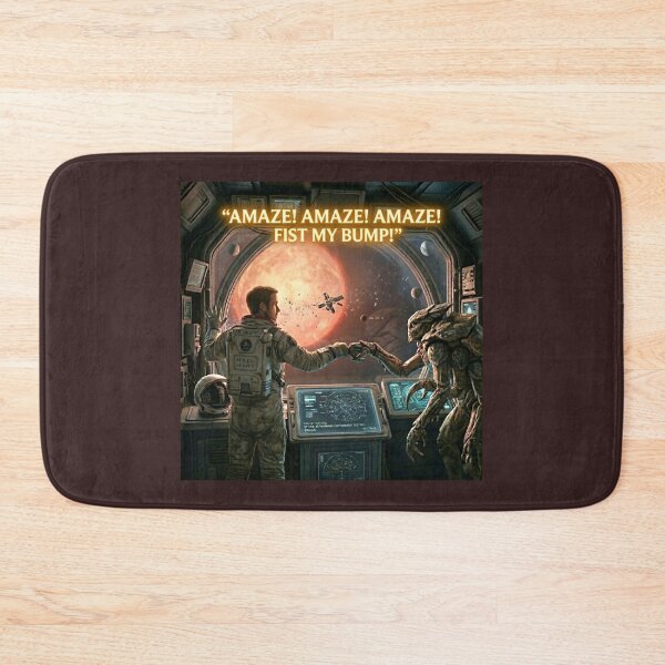 Item preview, ​First Contact Space Friendship Cinematic Illustration designed and sold by NadinGerasi.