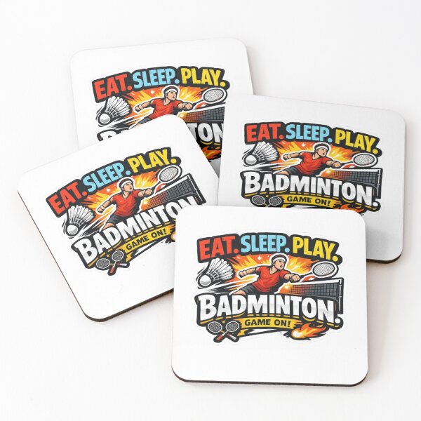 Item preview, Badminton Motivational Sports Design designed and sold by Chromatic Artistry.