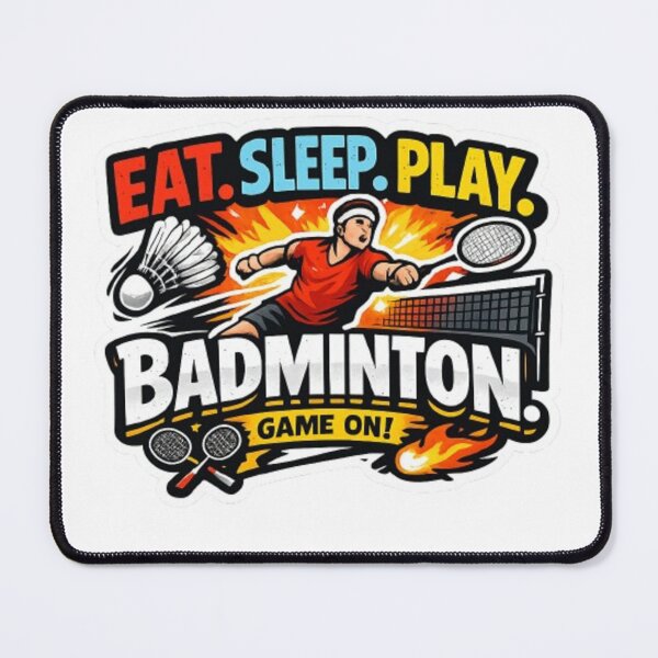 Item preview, Badminton Motivational Sports Design designed and sold by Chromatic Artistry.