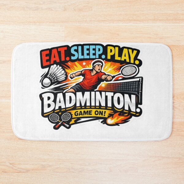 Artikelvorschau, Badminton Motivationssportdesign entworfen und verkauft von Chromatic Artistry.