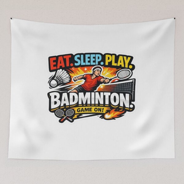 Item preview, Badminton Motivational Sports Design designed and sold by Chromatic Artistry.