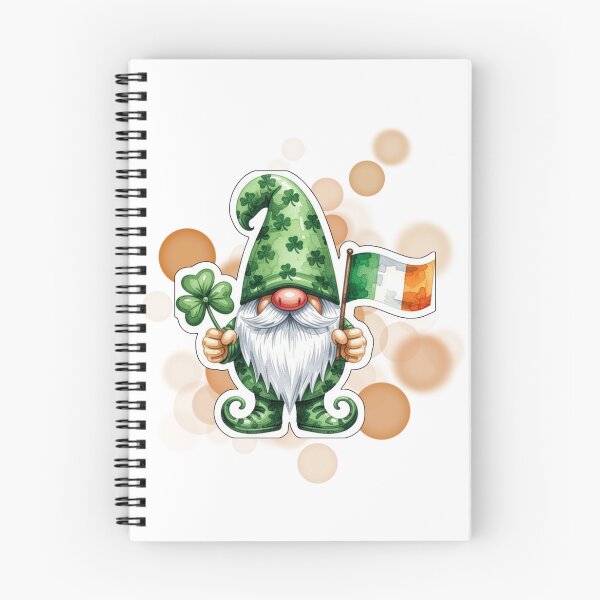 Item preview, Irish Leprechaun Holding Shamrock and Ireland Flag Design designed and sold by iamKRUK.