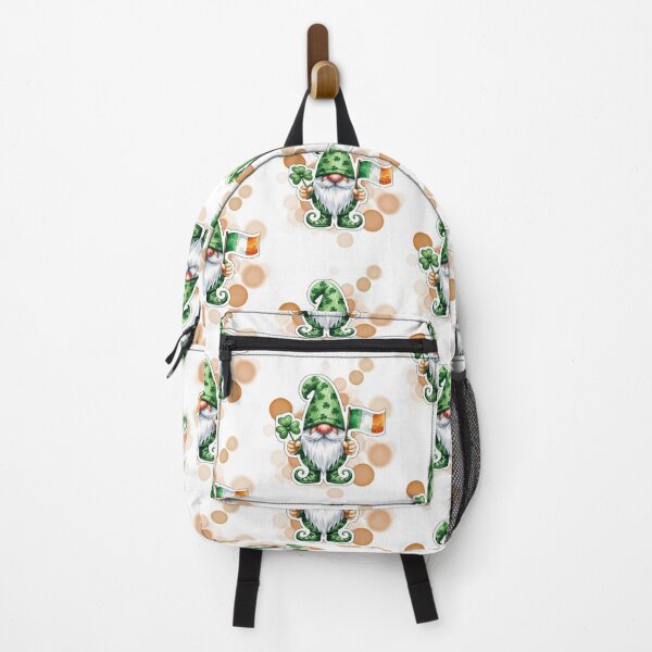 Item preview, Irish Leprechaun Holding Shamrock and Ireland Flag Design designed and sold by iamKRUK.