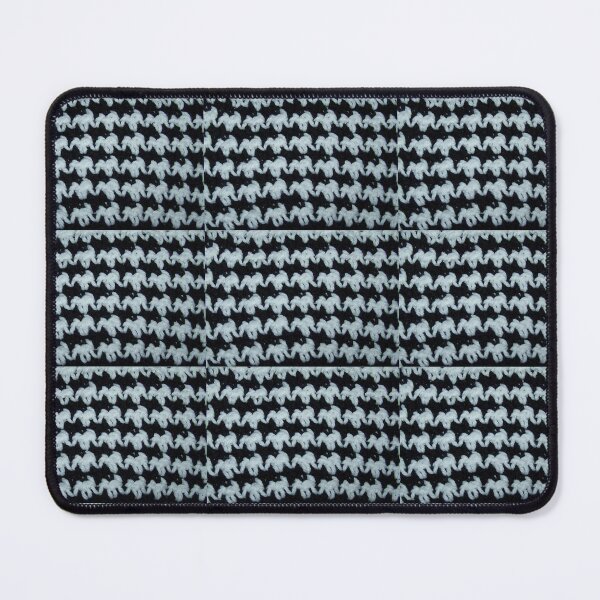 Item preview, Crocheted Wonky Houndstooth Photo Black and White designed and sold by DianeBP.