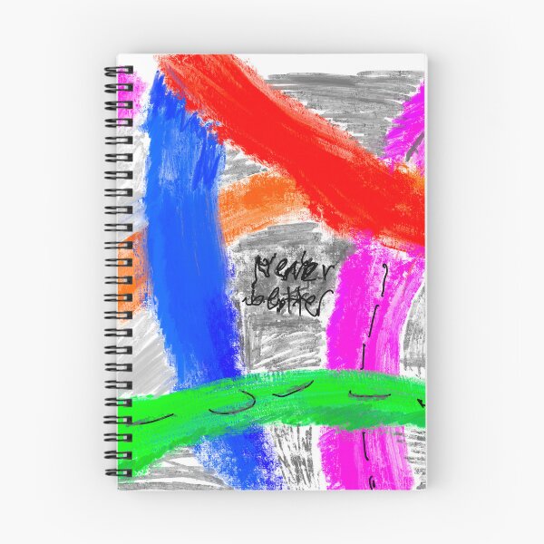 Item preview, Never Better Cross Color Brush Strokes Playful Chaos designed and sold by thecoloursandme.