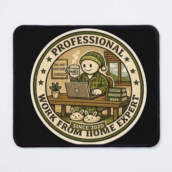 Item preview, Professional Work From Home Expert Since 2020 – Funny WFH Vintage Badge | Remote Work Gift designed and sold by irfanshikh.