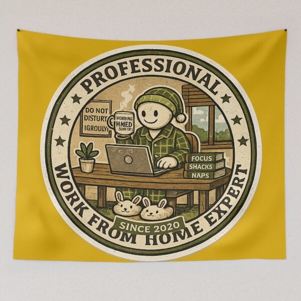 Item preview, Professional Work From Home Expert Since 2020 – Funny WFH Vintage Badge | Remote Work Gift designed and sold by irfanshikh.