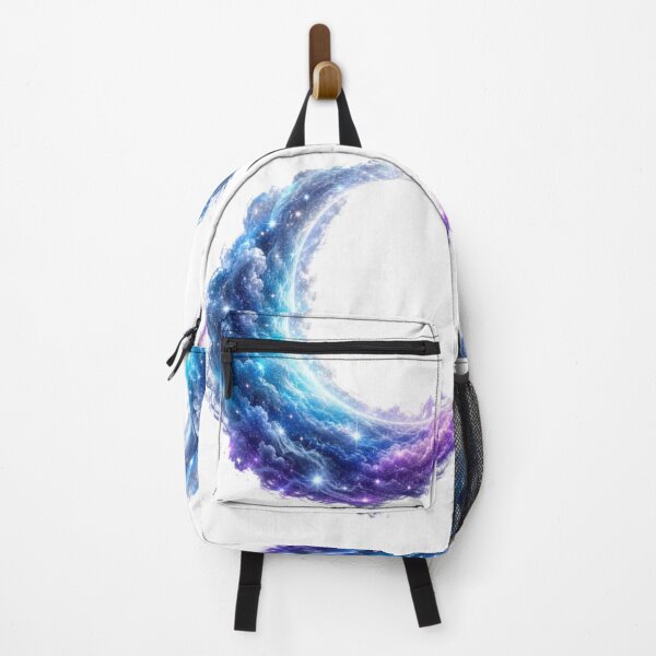 Item preview, Lunar Nebula Glow – Crescent Moon Cosmic Dream Design1 designed and sold by OandSDesigns23.