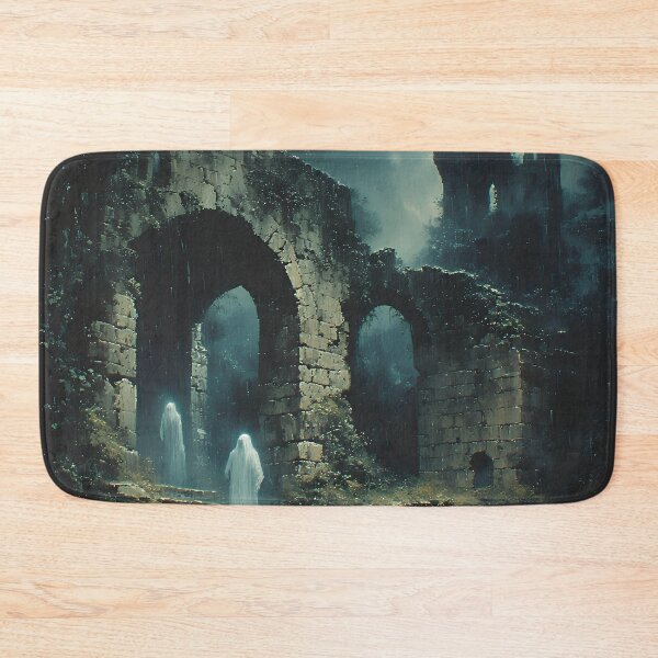 Item preview, Haunted Gothic Ruins Ghost Aesthetic – Dark Fantasy Medieval Archway Landscape designed and sold by cr6zym1nd.