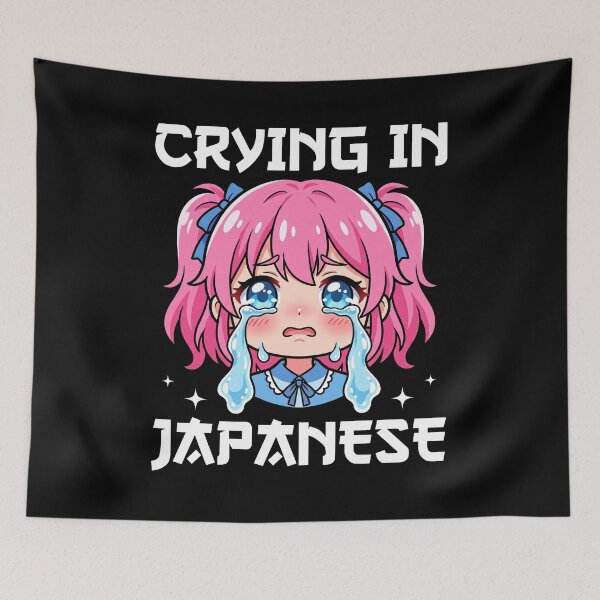 Item preview, ANIME - CRYING IN JAPANESE designed and sold by KEF Custom.