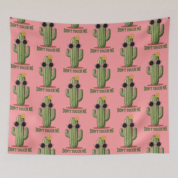 Item preview, Don't Touch Me Sassy Cactus Sunglasses Cartoon designed and sold by PixelQ.