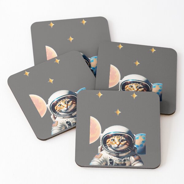 Item preview, Astronaut Cat in Space - Cute Galaxy Kitty T-Shirt designed and sold by MOHAMEDNOOR428.