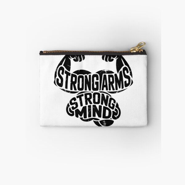 Item preview, Strong Arms Strong Mind – Fitness Motivation Gym Quote Design designed and sold by Sparkofart07.