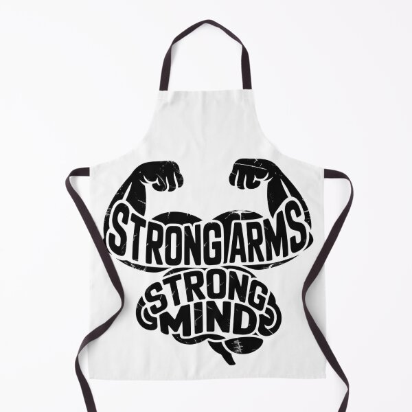 Item preview, Strong Arms Strong Mind – Fitness Motivation Gym Quote Design designed and sold by Sparkofart07.