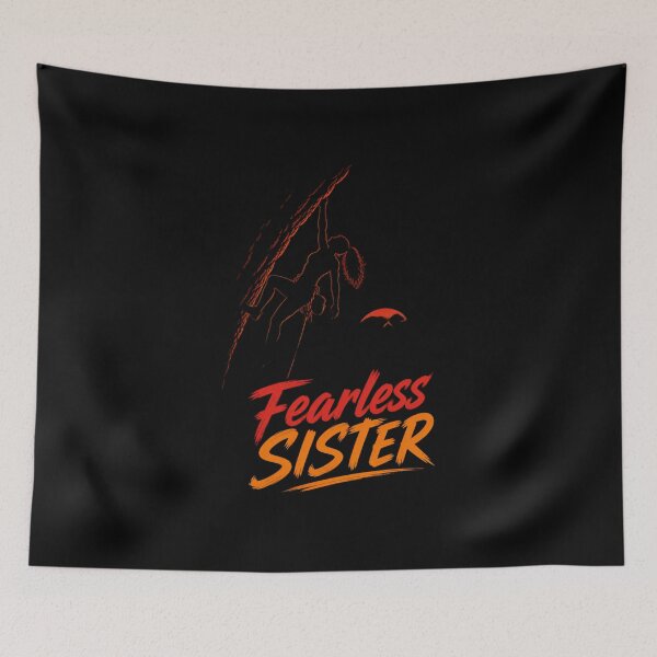 Item preview, Born to Climb – Fiery Rock Climber Silhouette Motivational Design designed and sold by EichStore.