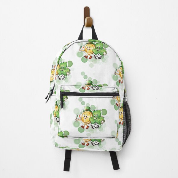 Item preview, Lucky Shamrock Character with Coin and Ireland Flag Design designed and sold by iamKRUK.