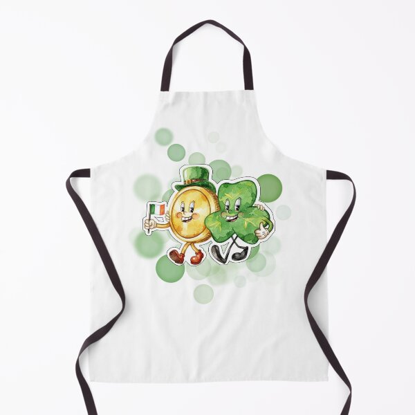 Item preview, Lucky Shamrock Character with Coin and Ireland Flag Design designed and sold by iamKRUK.