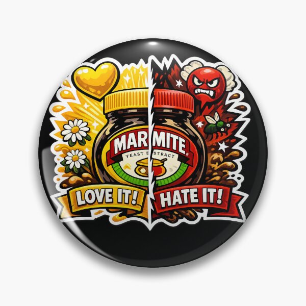 Item preview, Marmite Love It or Hate It Funny Design – Classic British Food Debate Humour designed and sold by GarnerSupplyCo.