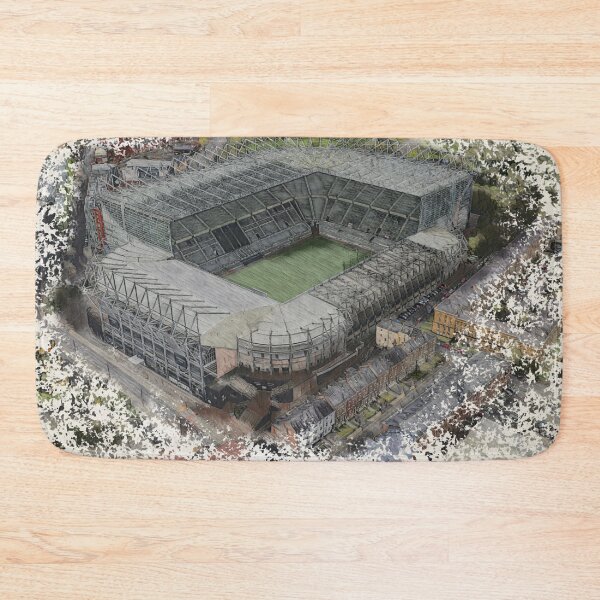 Item preview, St James' Park City Football Ground Architecture Watercolour Print designed and sold by ArtworkNorth.