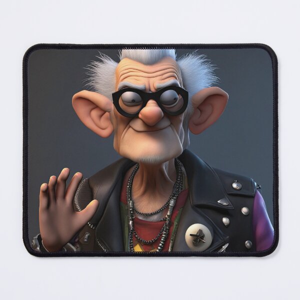 Item preview, Old Man punk rocker designed and sold by Colin Bentham.
