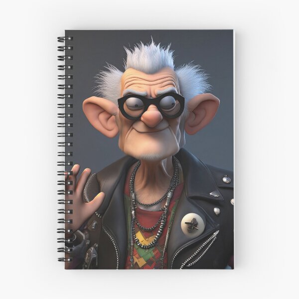 Item preview, Old Man punk rocker designed and sold by Colin Bentham.