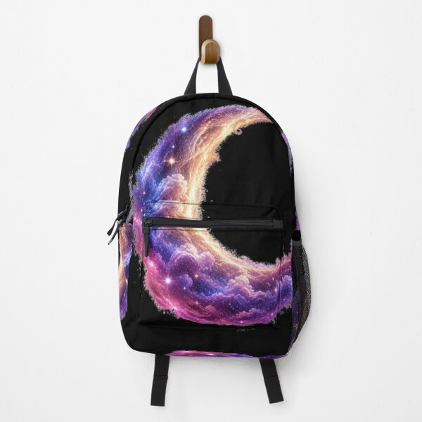 Item preview, Lunar Nebula Glow – Crescent Moon Cosmic Dream Design2 designed and sold by OandSDesigns23.