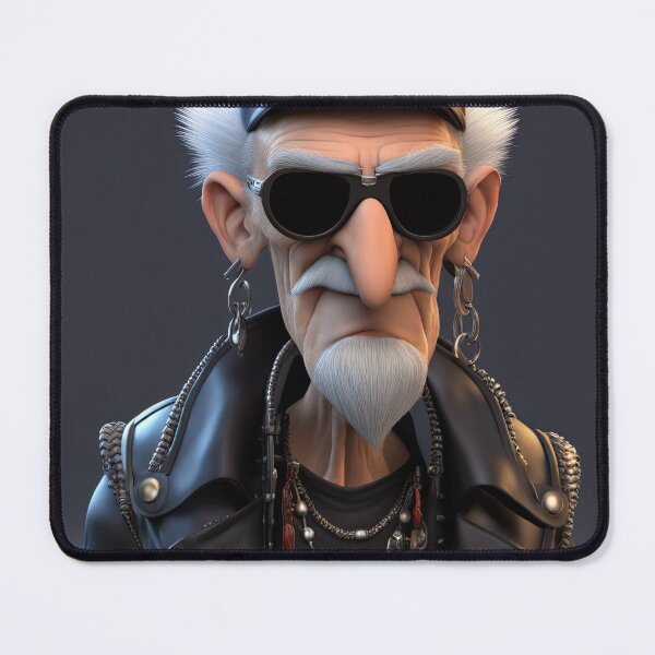 Item preview, Old Man punk rocker designed and sold by Colin Bentham.