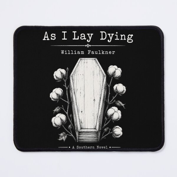 Item preview, As I Lay Dying Vintage Book Art – William Faulkner Gothic Southern Literature Design designed and sold by ThreadTheory976.